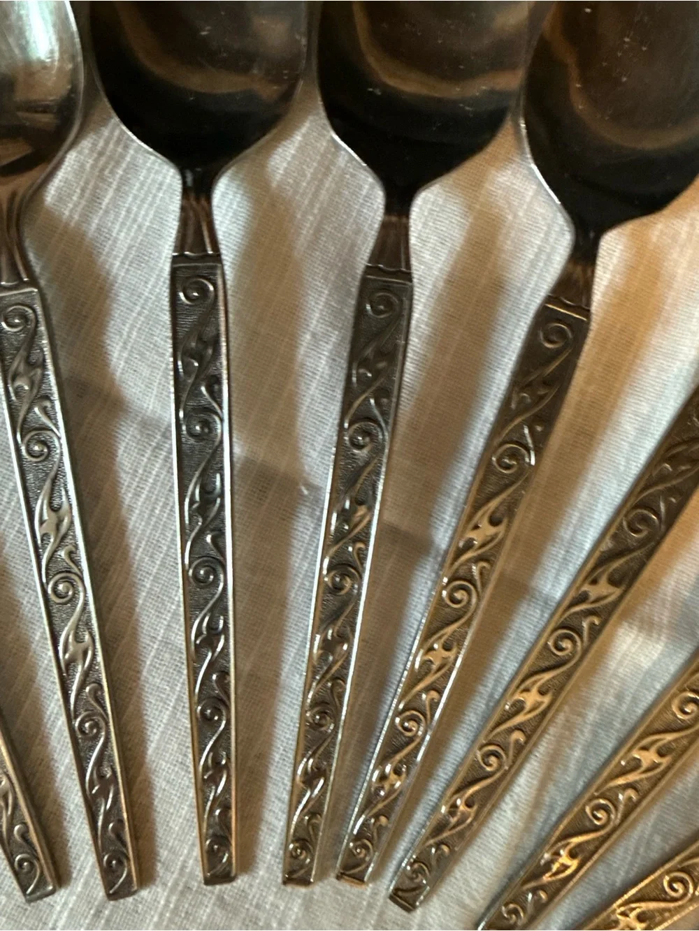 Vintage Oxford Hall Palo Alto Stainless-Steel Tablespoons Set of 10